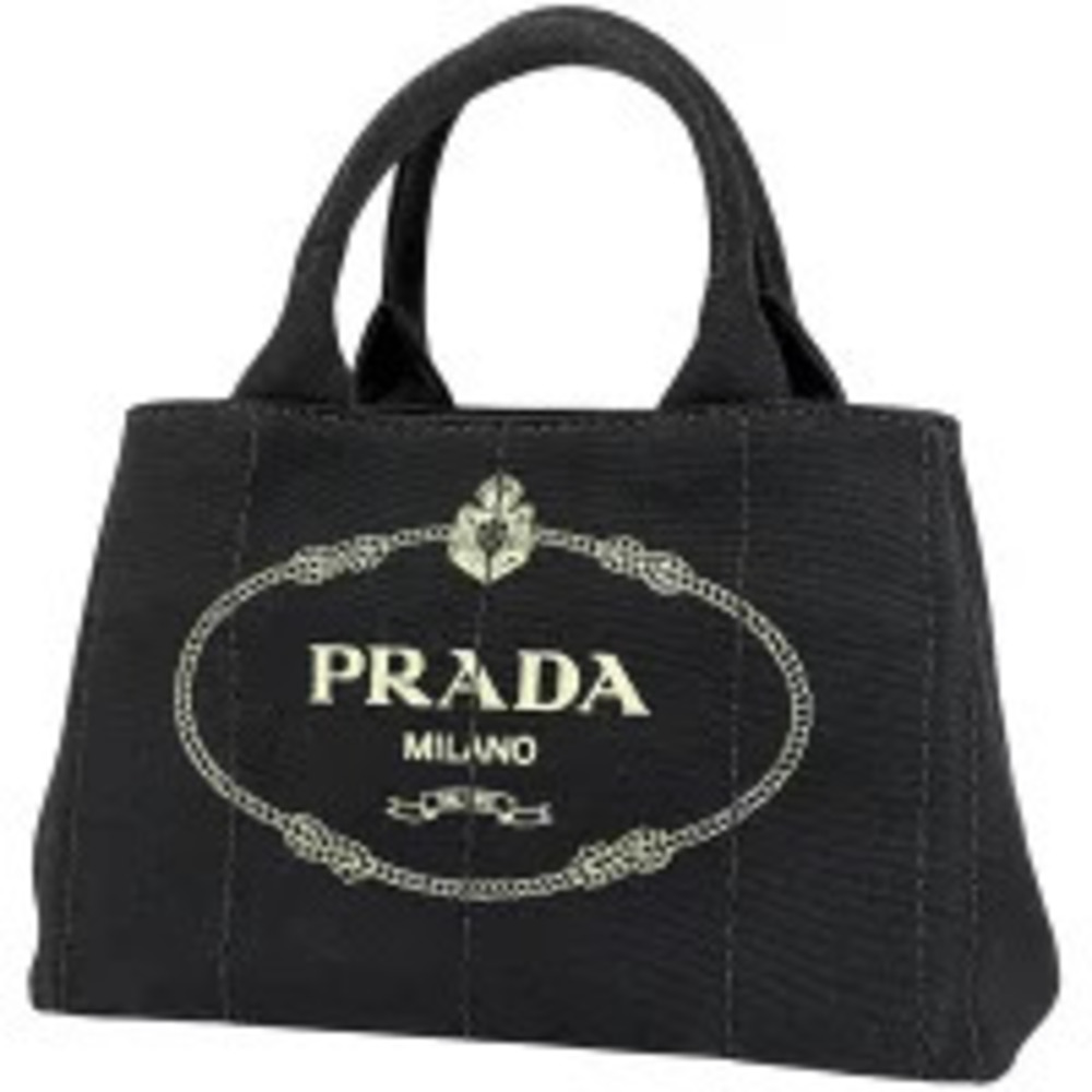 Prada Canapa 2way Tote Canvas Nero Black